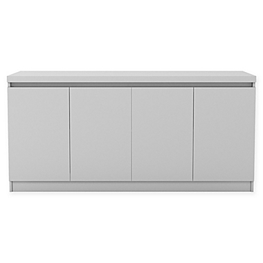 Manhattan Comfort&trade; Viennese 6-Shelf Buffet in White Gloss. View a larger version of this product image.