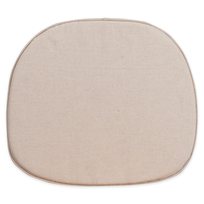 Flash Furniture Thin Dining Chair Cushion In Natural Bed Bath Beyond