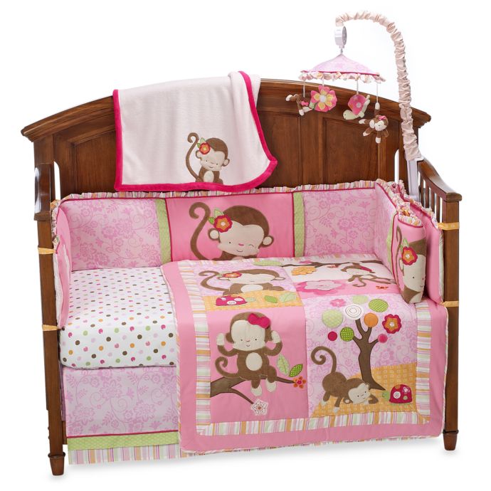 kidsline™ Miss Monkey Crib Bedding & Accessories | Bed ...