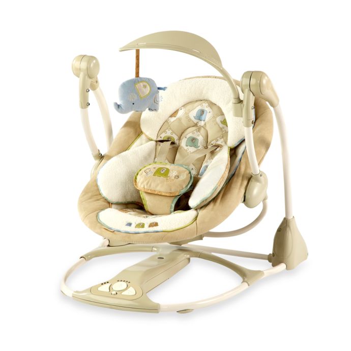 Bright Starts Ingenuity Smart Quiet Portable Swing