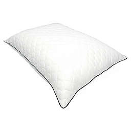 Nikki Chu Scallop Quilted King Pillow in White