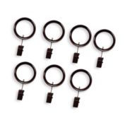 Umbra&reg; Twilight Clip Rings in Bronze (Set of 7)