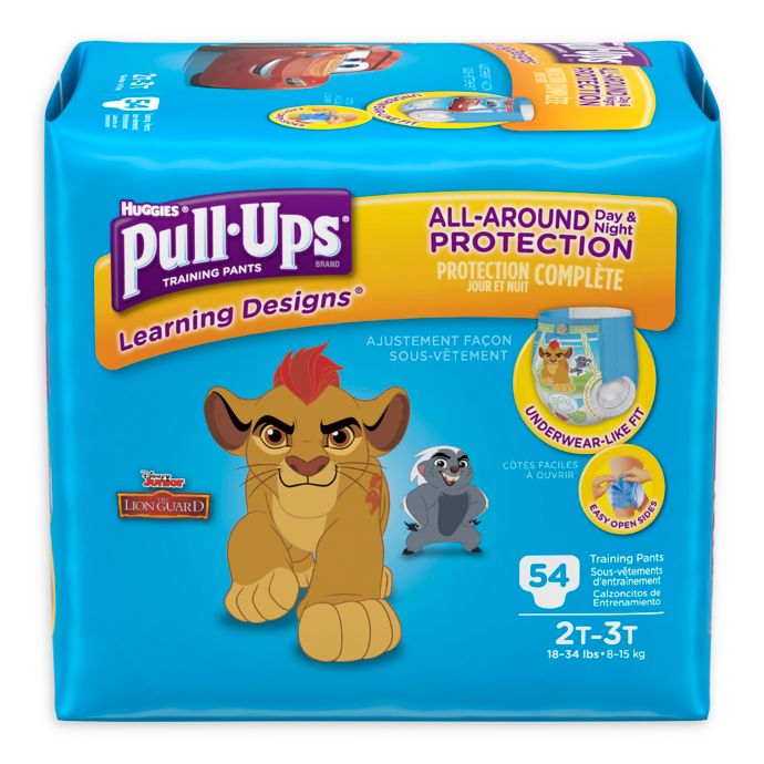 Huggies® Pull-Ups® Learning Designs® Size 2T-3T 54-Count Disposable