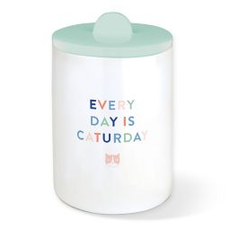 Fringe Studio™ "Every Day is Caturday" Cat Treat Canister
