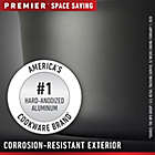 Alternate image 6 for Calphalon&reg; Premier&trade; Space Saving Hard Anodized Nonstick 8 qt. Covered Stock Pot
