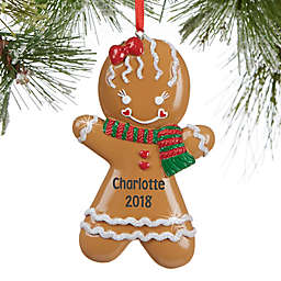 Gingerbread Girl Christmas Ornament
