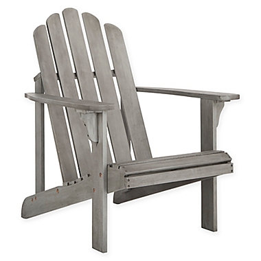 Safavieh Topher Adirondack Chair in Grey Wash. View a larger version of this product image.