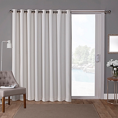 Sateen Grommet Top Room Darkening Window Curtain Panels (Set of 2). View a larger version of this product image.