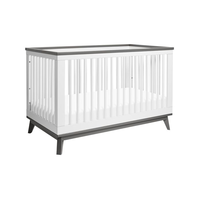 Babyletto Scoot 3 In 1 Convertible Crib In White Slate Bed Bath