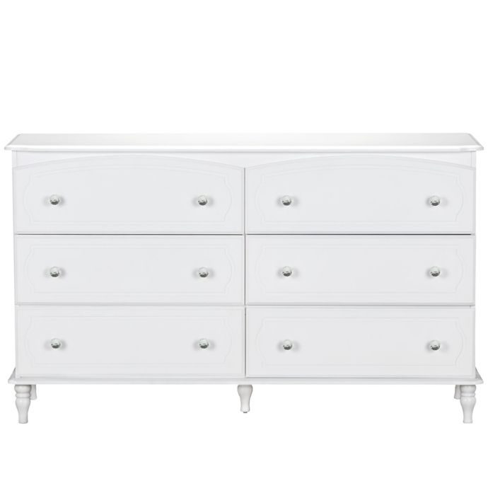 Little Seeds Rowan Valley Laren 6 Drawer Dresser In White Bed