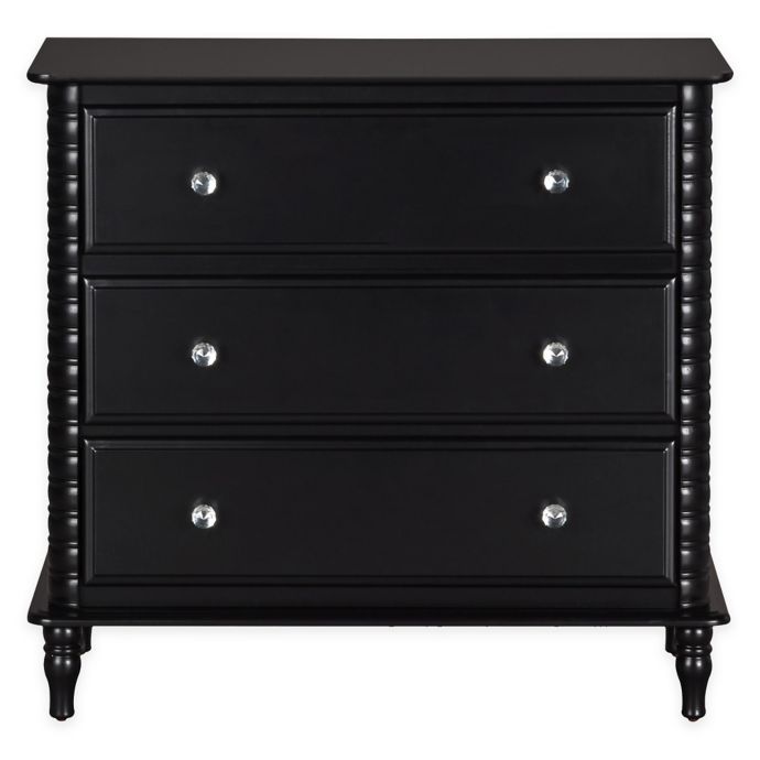 Little Seeds Rowan Valley Linden 3 Drawer Dresser In Black