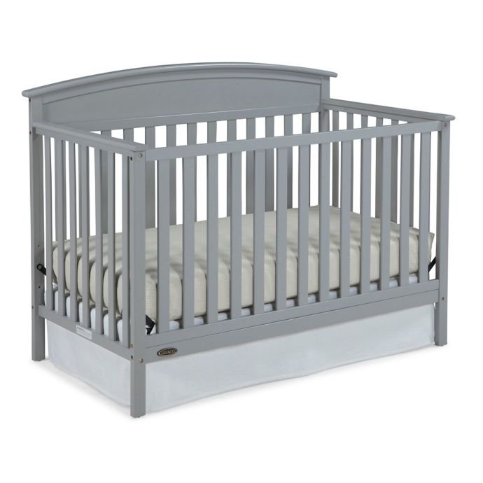 Graco Benton 4 In 1 Convertible Crib In Pebble Grey Buybuy Baby