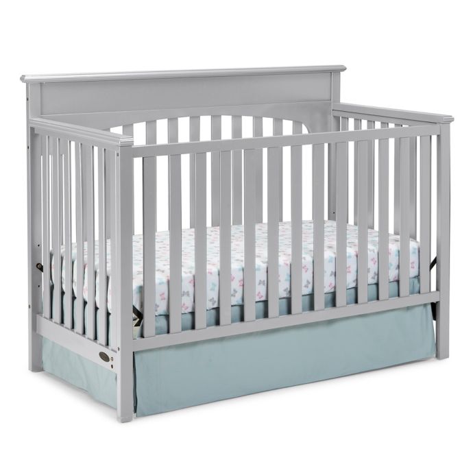 Graco Lauren 4 In 1 Convertible Crib In Pebble Grey Buybuy Baby