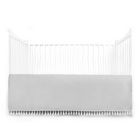 Alternate image 0 for Tadpoles Crib Skirt with Tassels in Grey