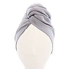 Alternate image 1 for Aquis&reg; Lisse Long Hair Towel in Grey