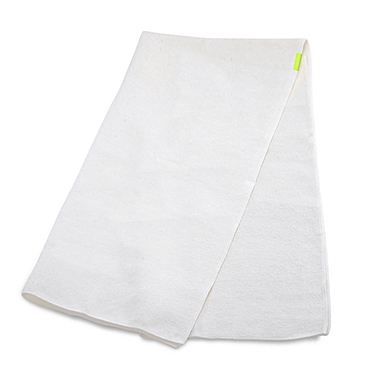 Aquis&reg; Lisse Long Hair Towel in White. View a larger version of this product image.