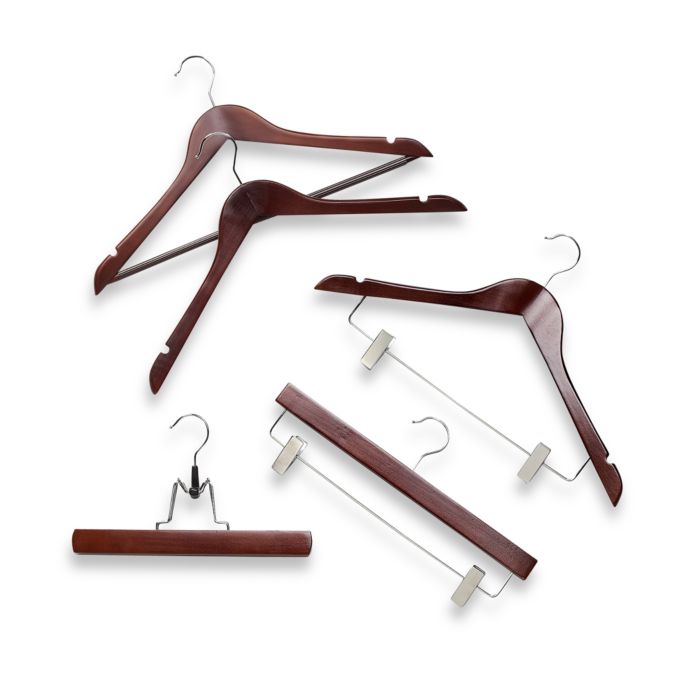 Wood Clothing Hangers Collection Bed Bath and Beyond Canada