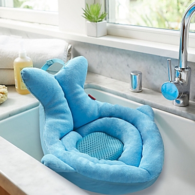 SKIP*HOP&reg; Moby Softspot Baby Sink Bather in Blue. View a larger version of this product image.