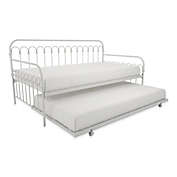 The Novogratz Bright Pop Twin Daybed and Trundle in White