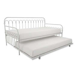Novogratz Bright Pop Twin Daybed and Trundle in White