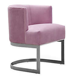 TOV Furniture Eva Velvet Chair in Blush