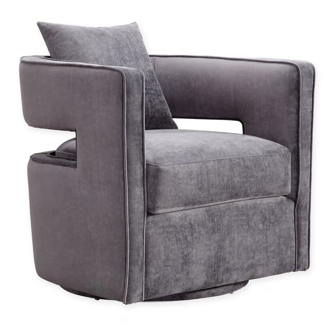 TOV Furniture Velvet Swivel Kennedy Chair | Bed Bath & Beyond