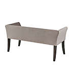 Alternate image 4 for Madison Park Welburn Accent Bench in Grey