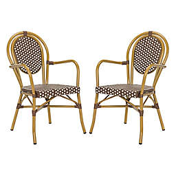 Safavieh Rosen French Bistro Stacking Arm Chair (Set of 2)