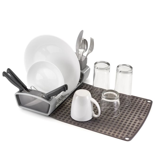 Polder® 3Piece FoldAway Compact Dish Rack Set Bed Bath and Beyond Canada