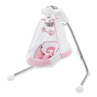 baby swing in pink