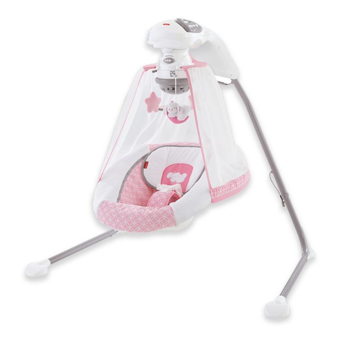 Fisher Price Starlight Cradle N Swing In Pink White