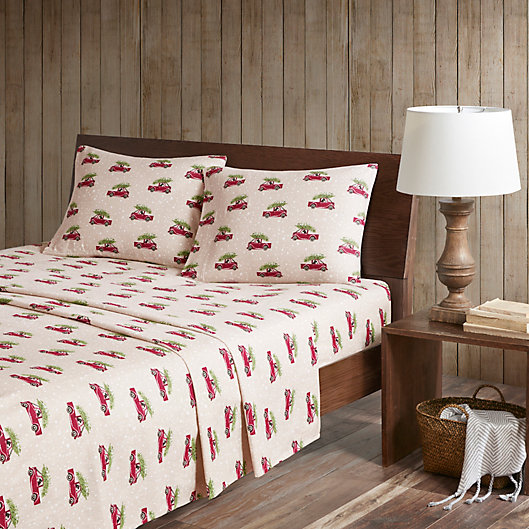 Woolrich Cars Flannel Sheet Set Bed, King Flannel Bed Sheets