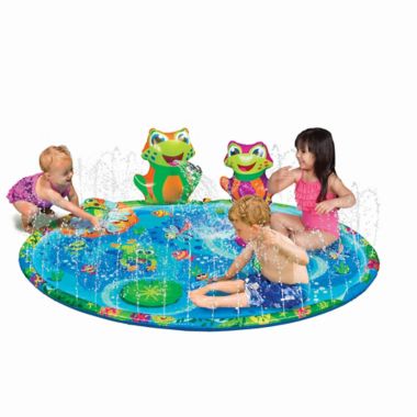 banzai froggy pond splash mat