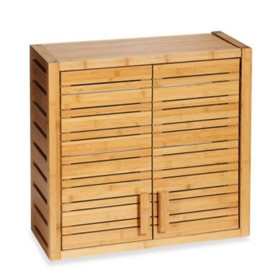 bamboo wall cabinet | bed bath and beyond canada