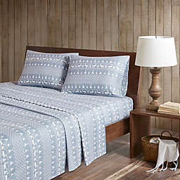 Woolrich® Winter Frost Cotton Flannel California King Sheet Set in Blue