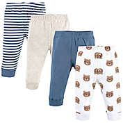 Hudson Baby&reg; 4-Pack Little Bear Pants in Blue