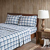 Woolrich&reg; Tasha Cotton Flannel King Sheet Set in Blue