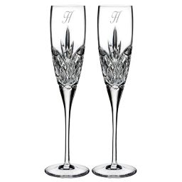 Personalized Wedding Toppers Toasting Flutes Cake Server Sets