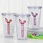 Alternate image 0 for Bunny Ears Personalized 17 oz. Acrylic Insulated Tumbler