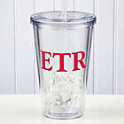 Alternate image 0 for On The Go Personalized Initial Acrylic Insulated Tumbler