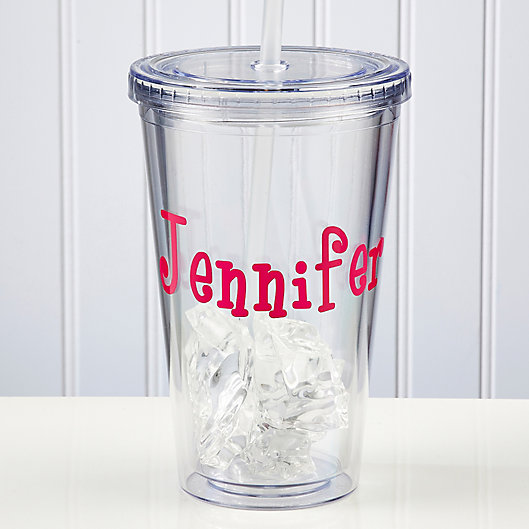 Alternate image 1 for On The Go Personalized Name Acrylic Insulated Tumbler