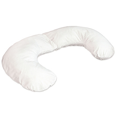 Leachco&reg; Snoogle&reg; Half-Time Flexible Total Body Pillow in Ivory. View a larger version of this product image.