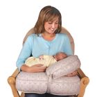 Alternate image 1 for Leachco&reg; Natural Boost&reg; Nursing Pillow in Taupe Rings