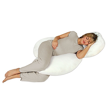 Leachco&reg; Body Cloud&reg; Flexible Body Pillow in White. View a larger version of this product image.