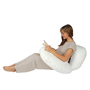 Leachco&reg; Body Cloud&reg; Flexible Body Pillow in White. View a larger version of this product image.
