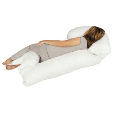 Leachco&reg; Body Cloud&reg; Flexible Body Pillow in White. View a larger version of this product image.