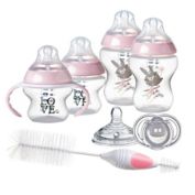 Tommee Tippee Closer to Nature Newborn Starter Set in Pink