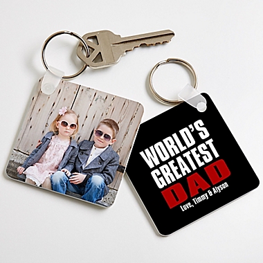 Best. Dad. Ever. Photo Keychain. View a larger version of this product image.