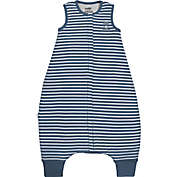 Woolino&reg; Striped Wearable Blanket in Navy Blue