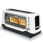 Alternate image 3 for Dash&reg; Clear View 2-Slice Toaster in White